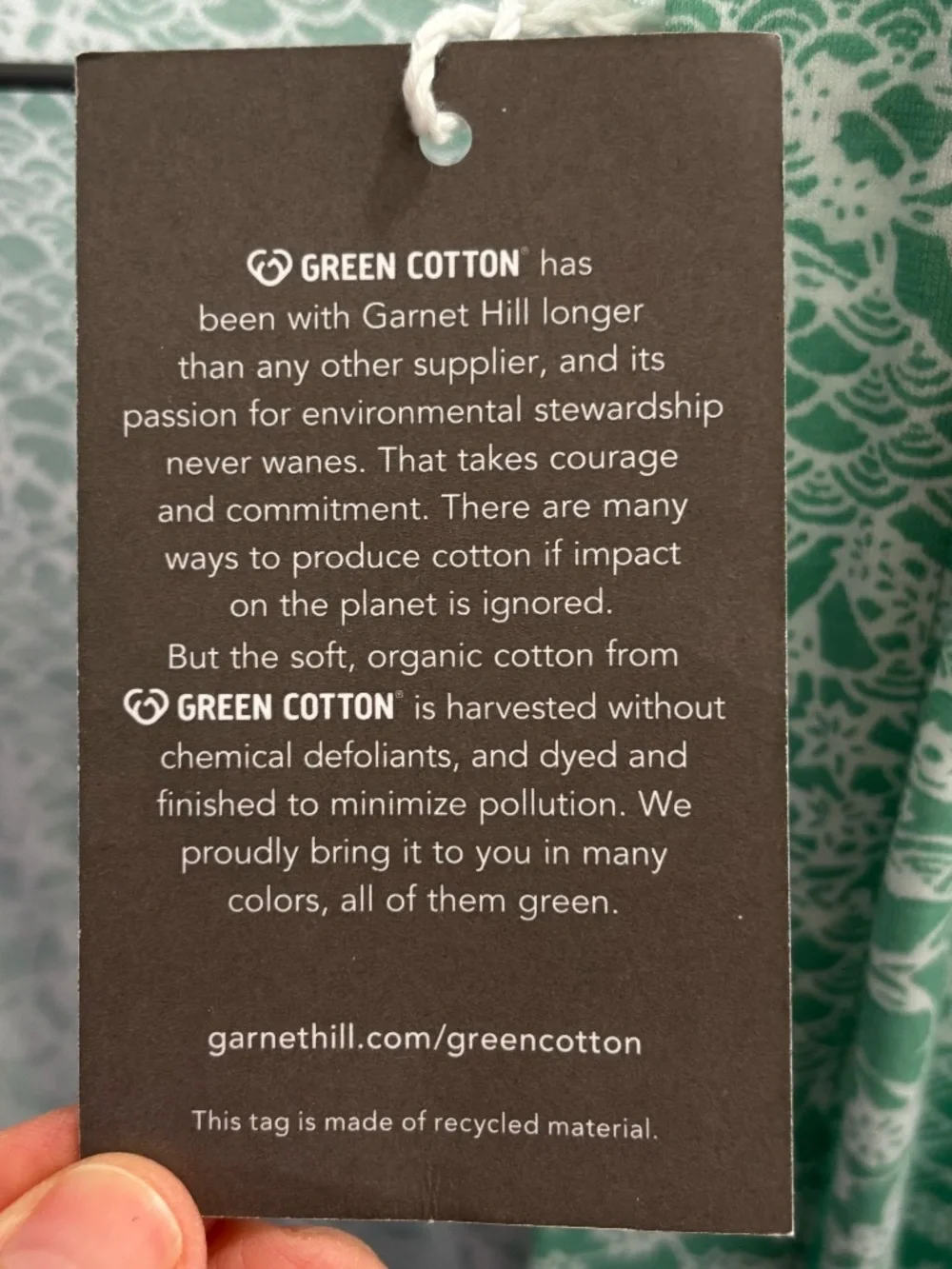 Garnet Hill Organic Cotton Robe